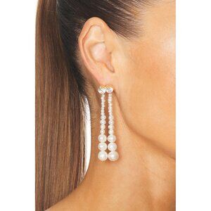 Completedworks Freshwater Pearl CZ Earrings in 18k Gold Plated
